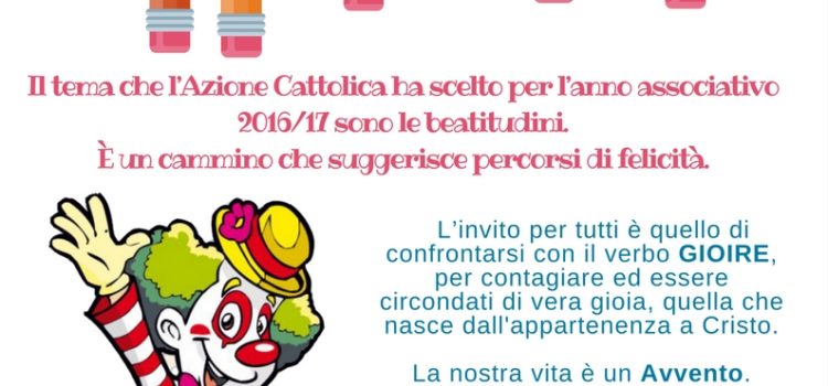 Il tema dell’Azione Cattolica 2016/2017